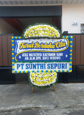 Papan Bunga Duka di Cisurupan
