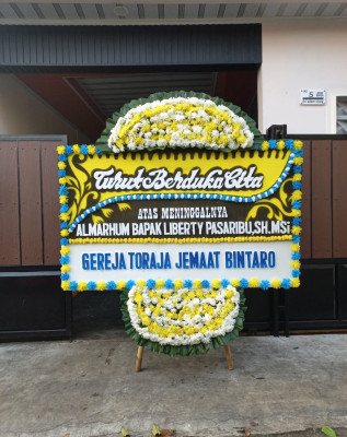 Papan Bunga Duka di Cisurupan